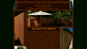 What Gburtonfence.com website looked like in 2019 (5 years ago)