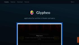 What Glypheo.com website looked like in 2019 (5 years ago)
