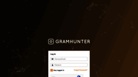 What Gramhunter.com website looked like in 2019 (5 years ago)