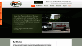 What Guardiantrackingsystems.com website looked like in 2019 (5 years ago)