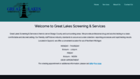 What Greatlakesscreening.com website looked like in 2019 (5 years ago)