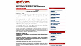 What Grafotex.com website looked like in 2019 (5 years ago)