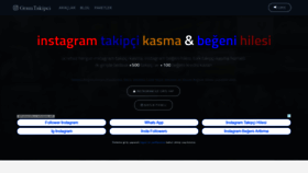 What Gramtakipci.xyz website looked like in 2019 (5 years ago)