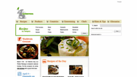 What Gourmetpedia.net website looked like in 2019 (5 years ago)
