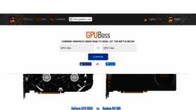 What Gpuboss.com website looked like in 2019 (5 years ago)