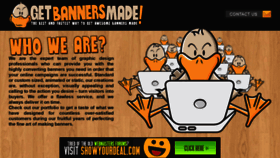 What Getbannersmade.com website looked like in 2019 (5 years ago)