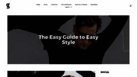 What Gentlemanzone.com website looked like in 2019 (5 years ago)
