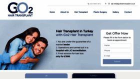 What Go2hairtransplant.co.uk website looked like in 2019 (5 years ago)