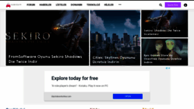 What Gamer.com.tr website looked like in 2019 (5 years ago)