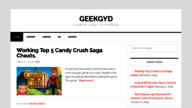 What Geekgyd.com website looked like in 2019 (5 years ago)