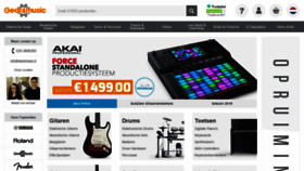 What Gear4music.nl website looked like in 2019 (7 years ago)