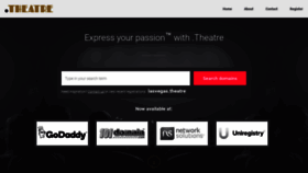 What Go.theatre website looked like in 2019 (5 years ago)