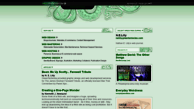 What Greententacles.com website looked like in 2019 (5 years ago)