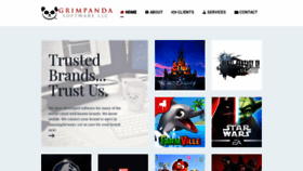 What Grimpanda.com website looked like in 2019 (5 years ago)