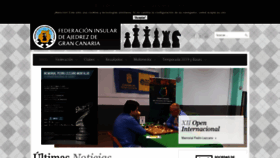 What Grancanariaajedrez.es website looked like in 2019 (5 years ago)