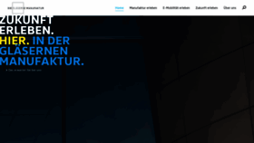 What Glaesernemanufaktur.de website looked like in 2019 (5 years ago)