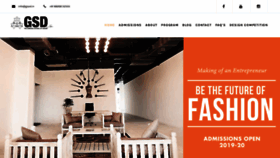 What Gurukulschoolofdesign.com website looked like in 2019 (5 years ago)