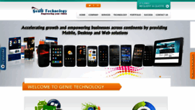 What Genietechnology.com website looked like in 2019 (5 years ago)