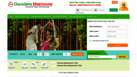 What Gurudevamatrimony.com website looked like in 2019 (5 years ago)