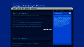 What Gdcparties.com website looked like in 2019 (5 years ago)