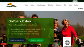 What Golfparkexloo.nl website looked like in 2019 (6 years ago)