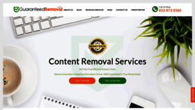 What Guaranteedremoval.com website looked like in 2019 (5 years ago)