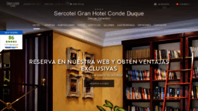 What Granhotelcondeduque.com website looked like in 2019 (5 years ago)