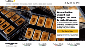 What Goldlineinternational.com website looked like in 2019 (5 years ago)