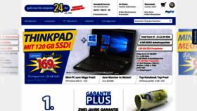 What Gebrauchtcomputer24.de website looked like in 2019 (5 years ago)