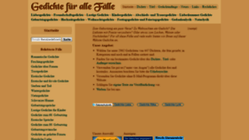 What Gedichte-fuer-alle-faelle.de website looked like in 2019 (5 years ago)