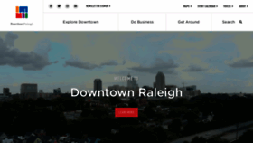 What Godowntownraleigh.com website looked like in 2019 (5 years ago)