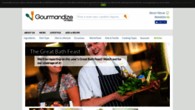 What Gourmandize.co.uk website looked like in 2019 (5 years ago)