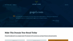 What Gogel.com website looked like in 2019 (5 years ago)