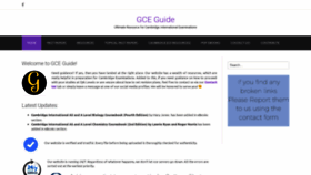 What Gceguide.xyz website looked like in 2019 (5 years ago)