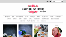 What Gotujebolubie.pl website looked like in 2019 (5 years ago)