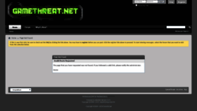 What Gamethreat.net website looked like in 2019 (5 years ago)