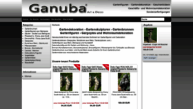 What Ganuba.de website looked like in 2019 (5 years ago)