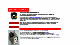 What Ganz-oesterreich.at website looked like in 2019 (5 years ago)