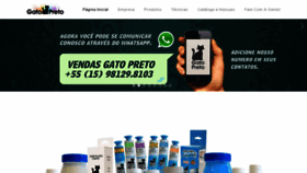 What Gatopreto.com.br website looked like in 2019 (5 years ago)