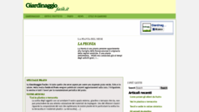What Giardinaggiofacile.it website looked like in 2019 (5 years ago)
