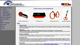 What Gfinstruments.cz website looked like in 2019 (5 years ago)