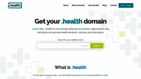 What Get.health website looked like in 2019 (5 years ago)