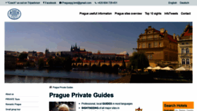 What Guidingprague.com website looked like in 2019 (5 years ago)