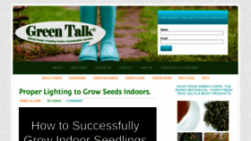 What Green-talk.com website looked like in 2019 (5 years ago)