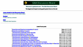 What Gaaboard.com website looked like in 2019 (5 years ago)