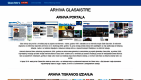 What Glasistrenovine.hr website looked like in 2019 (5 years ago)