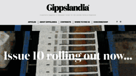 What Gippslandia.com.au website looked like in 2019 (5 years ago)