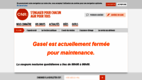 What Gasel.cfdt.fr website looked like in 2019 (4 years ago)