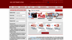 What Govietnamvisa.com website looked like in 2019 (5 years ago)