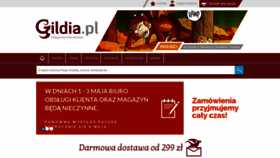 What Gildia.pl website looked like in 2019 (5 years ago)
